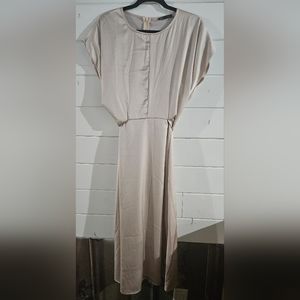 NWT! Champaign Color size Large Dress